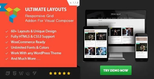 ULTIMATE LAYOUTS RESPONSIVE GRID – ADDON FOR VISUAL COMPOSER